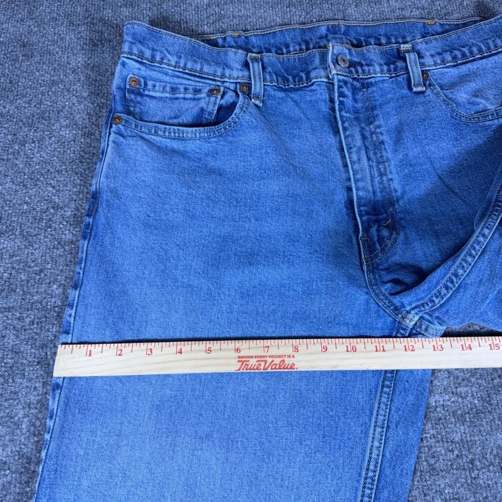 Levis 550 Mens Relaxed Fit Tapered Leg Blue Denim Jeans 38x30 00550-0059